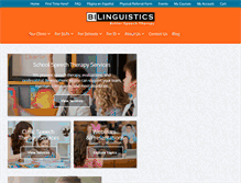 Tablet Screenshot of bilinguistics.com